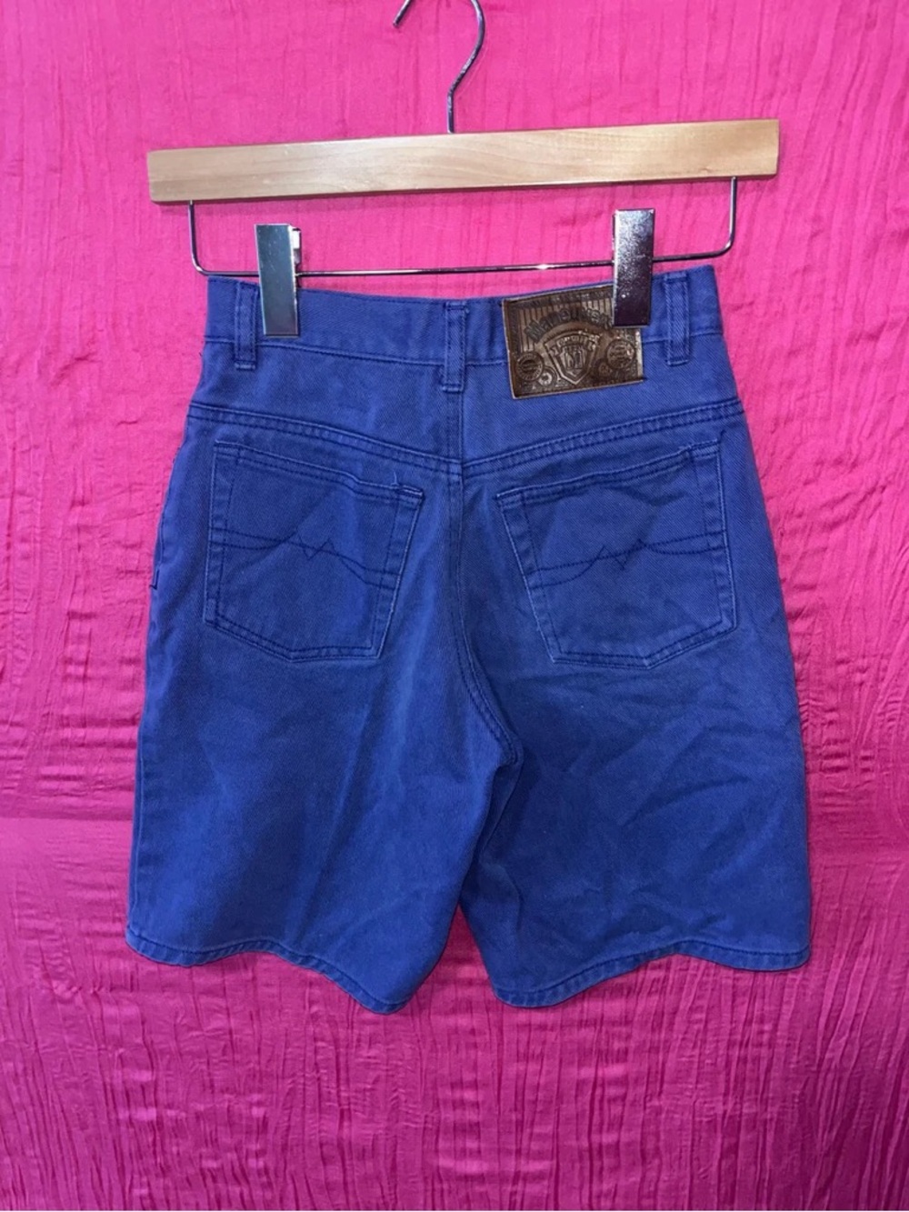 Maneuvers Kids Blue Casual Shorts with Back Pocket Detail